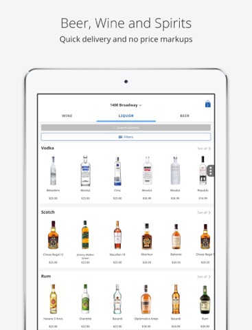 delivery.com Food & Liquor App screenshot 3