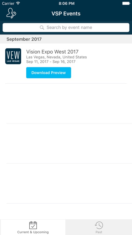 Vision Service Plan Events