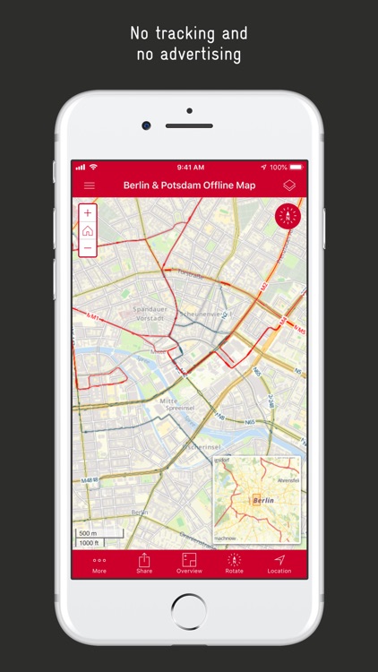 Berlin & Potsdam Offline Map