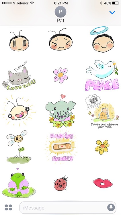 Sketches in Stillness Sticker Pack screenshot-3