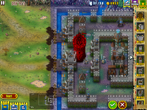 Fortress Under Siege for iPad - náhled