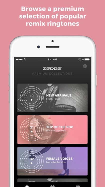 ZEDGE™ Premium Ringtones & Marimba Remixes
