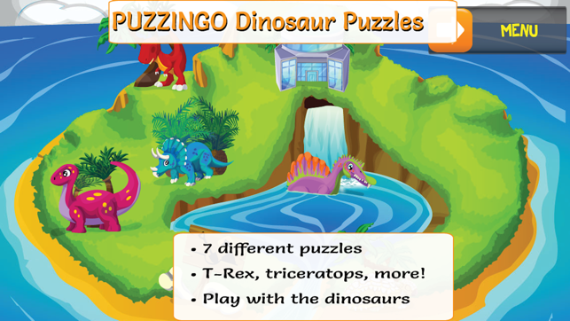 PUZZINGO Dinosaur Puzzles Game