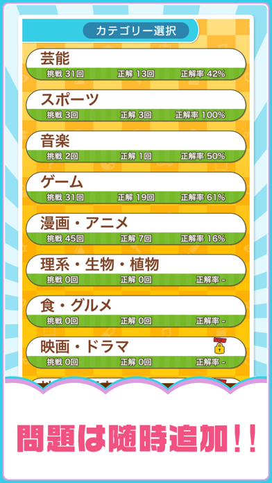 暇つぶし雑学クイズapp 苹果商店应用信息下载量 评论 排名情况 德普优化