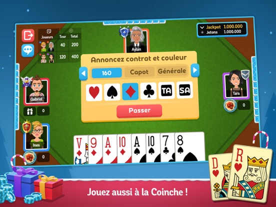 belote coinche pour pc