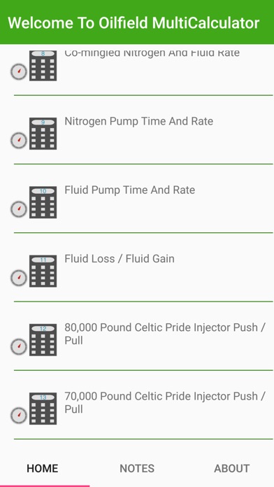 Oilfield Multicalculator Lite screenshot 2