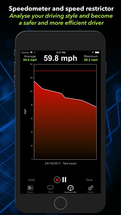 Radarbot Pro SpeedCam Detector screenshot-3