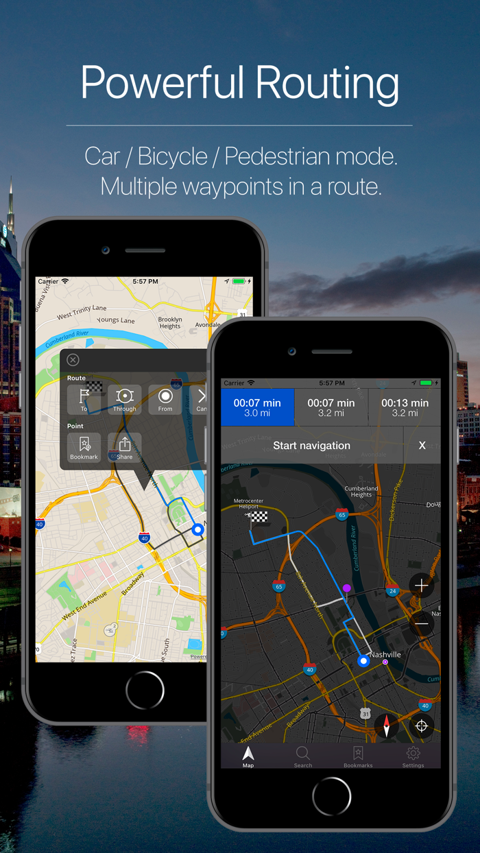 Tennessee Offline Navigation