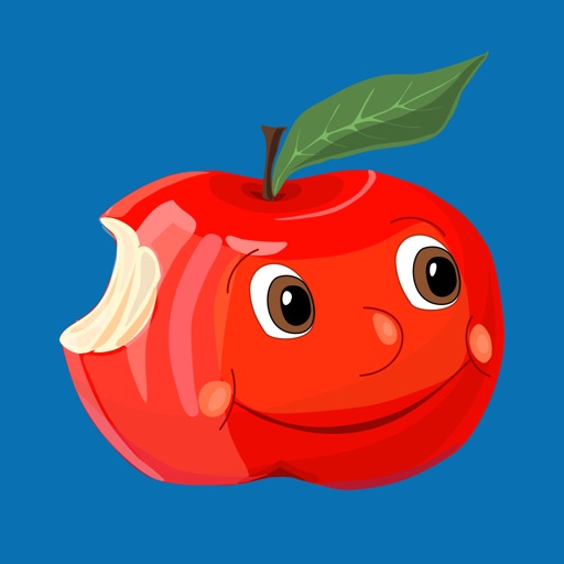 Funny Red Apple Stickers