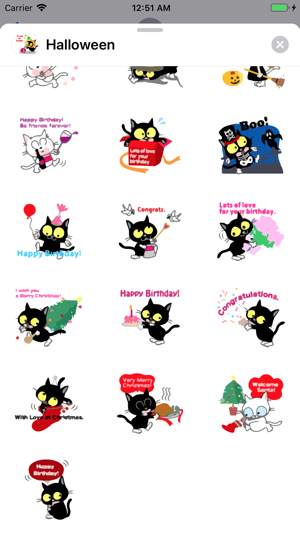 Happy Halloween Emo Sticker IM(圖4)-速報App