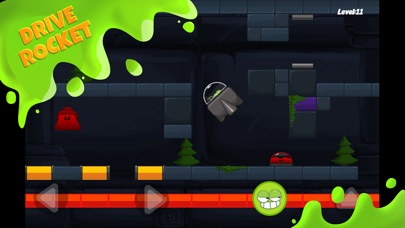 Sneaky splatter Green Blob run screenshot 2