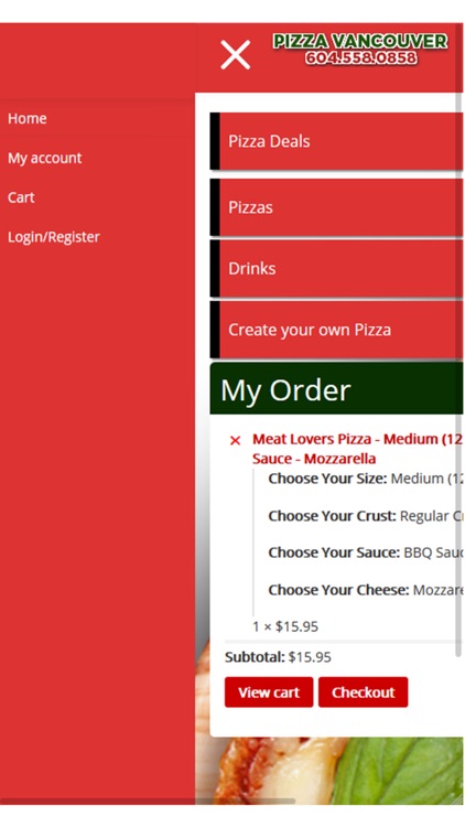 Pizza vancouver screenshot-4