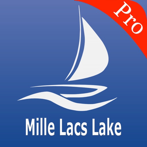 Mille Lacs Lake Charts Pro icon