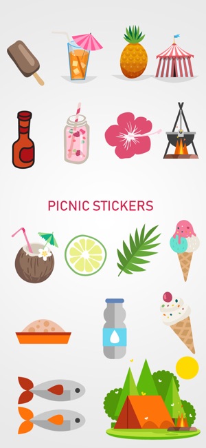 Picnic & Fun Loving Stickers(圖1)-速報App