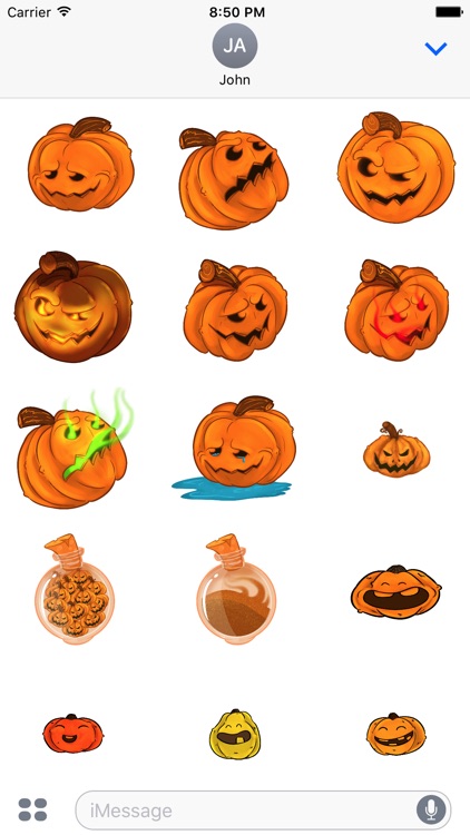 Halloween Pumpkins Sticker Pack