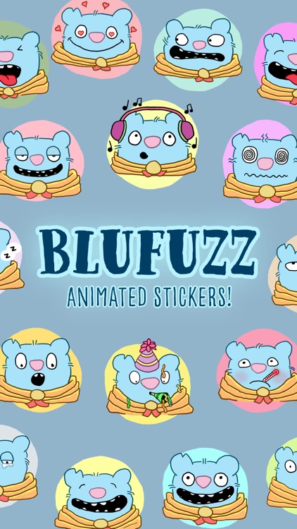 Blufuzz Animated Stickers