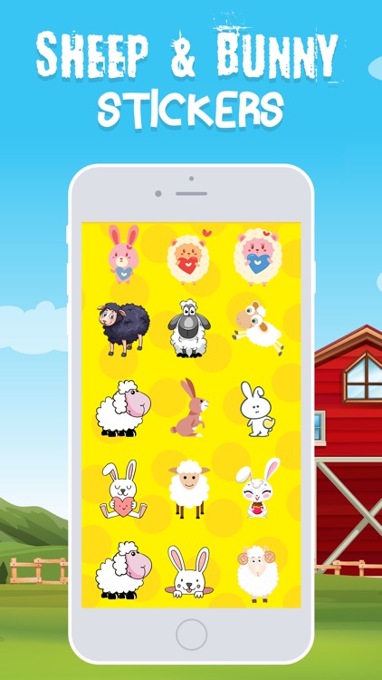 Sheep & Bunny Stickers!