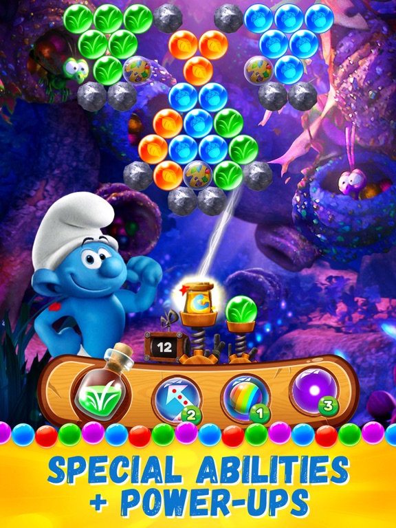 Игра Smurfs Bubble Shooter Story