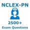 NCLEX PN — National Council Licensure Examination - Practical Nursing - exam prep app has more than 2500 questions with explanations