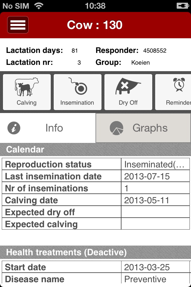 Lely T4C InHerd - Cow screenshot 3