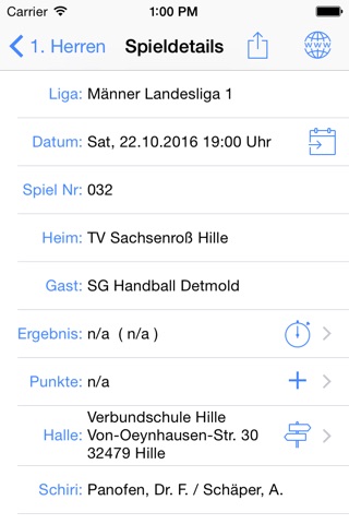 TV Sachsenroß Hille Handball screenshot 3