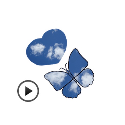 Animated Butterfly in The World Sticker icon