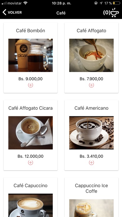 Cicara Caffe screenshot 2