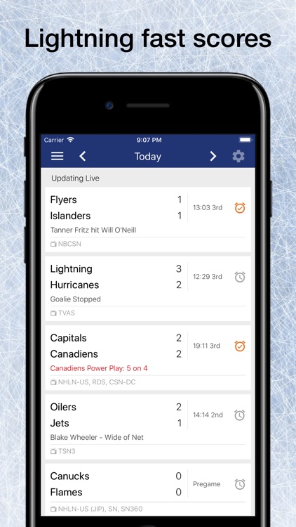 Pro Hockey Schedule for NHL