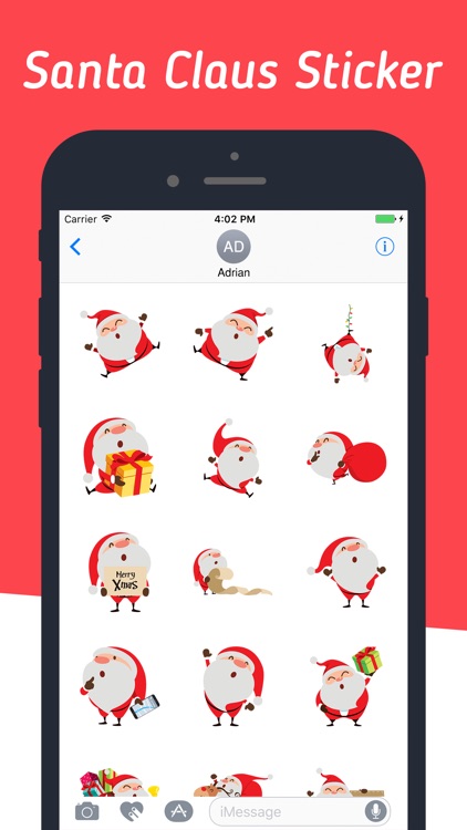 Santa Claus Stickers Pack!