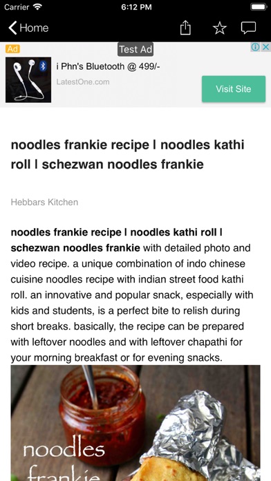 Hebbars Kitchen AppRecs