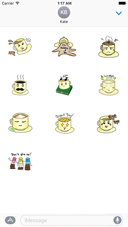 A Cup of Coffee Emoji Sticker