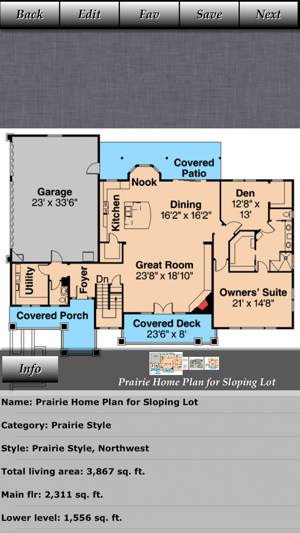 Prairie - Family House Plans