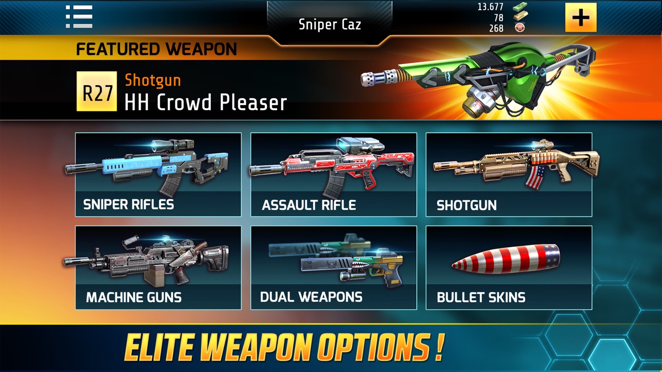Kill Shot Bravo: Sniper FPS - Free Hack screenshot 4 - iOS game interface