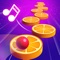 Swipe your fingers to control the ball with the most challenging music game - Splashy Tiles: Bouncing to the Beat