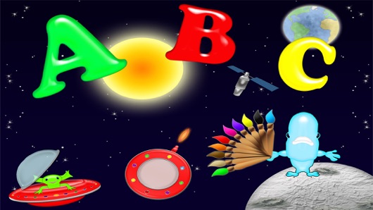 join us in the advanture of letters in outer space!