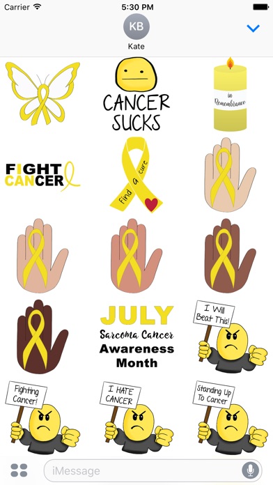 Sarcoma Cancer Stickers screenshot 2