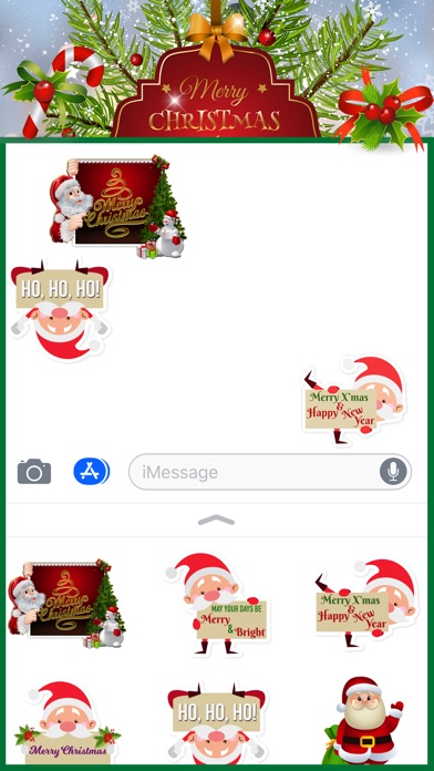 Santa Greetings Stickers screenshot 3