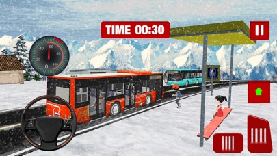 Santa Snow Bus Drive 2018 screenshot 3