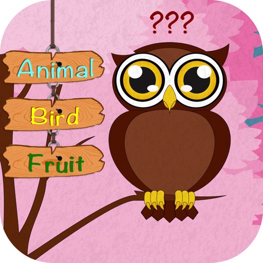 First Words Animals and Fruits Icon