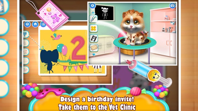 Fluffy Pets Birthday Party Fun(圖4)-速報App