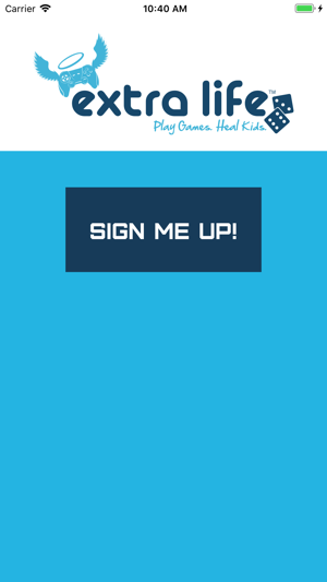 Extra Life Registration App