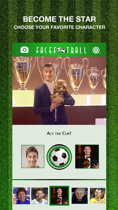 FaceFootball App Screenshot 2