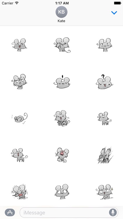 Doodle Mouse Stickers Pack