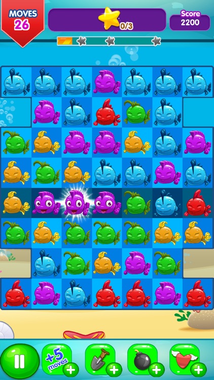 Fancy Fish Match 3 screenshot-3