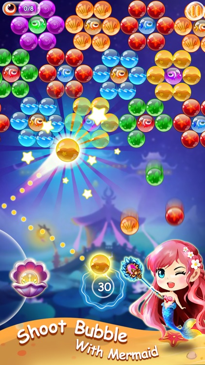 Mermaid Bubble Shooter screenshot-3