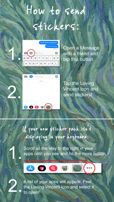 How to cancel & delete Loving Vincent Stickers from iphone & ipad 4