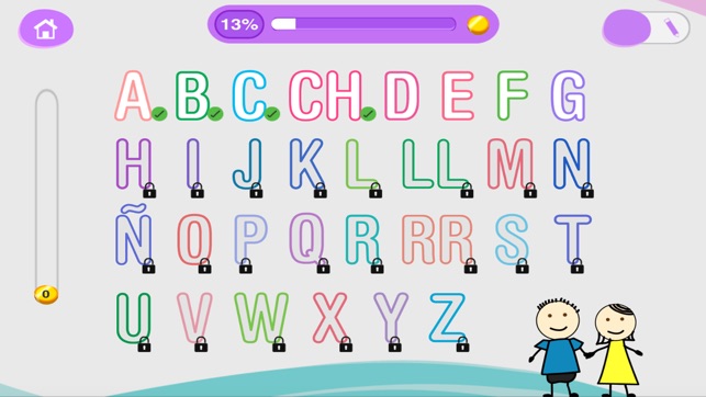 CHIMKY Trace Spanish Alphabets(圖2)-速報App