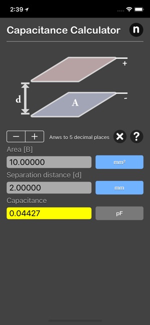 Capacitance Calculator(圖1)-速報App