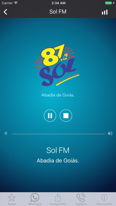 Rádio Sol FM Abadia screenshot 2