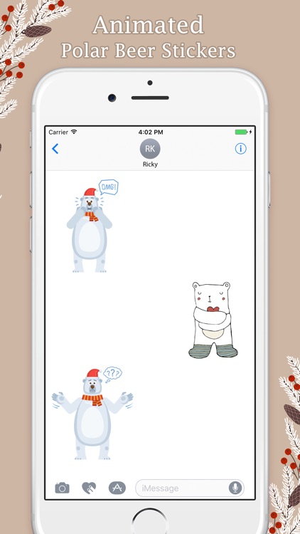 Animated Polar Bear Stickers! screenshot-3